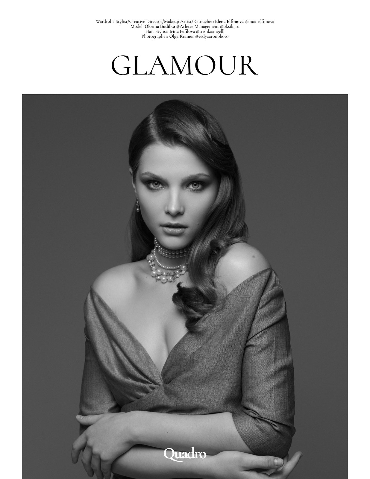 Quadro magazine page