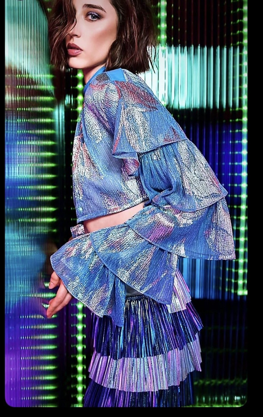 Neon fashion editorial
