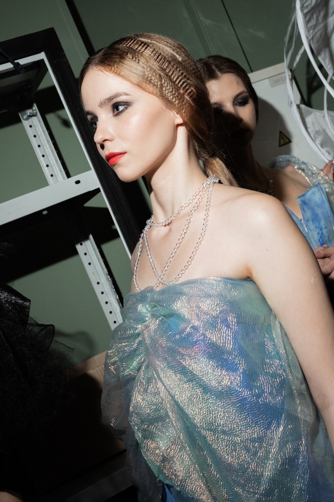Backstage at SPBFW